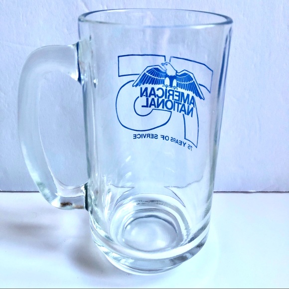 3/$15 Vintage Clear Stein Mug Drinking Glass w/ Handle - Picture 2 of 14